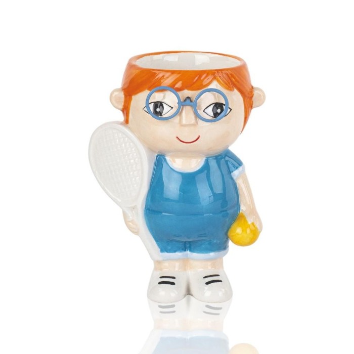 TENNISTA CACHEPOT CON SHOPPER